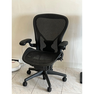 herman miller aeron chair c size 9成新 雅浩公司貨 全功能款