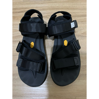 [SUICOKE] SUICOKE KISEE-V 涼鞋 VIBRAM 黃金大底 US9 黑色 日本購入