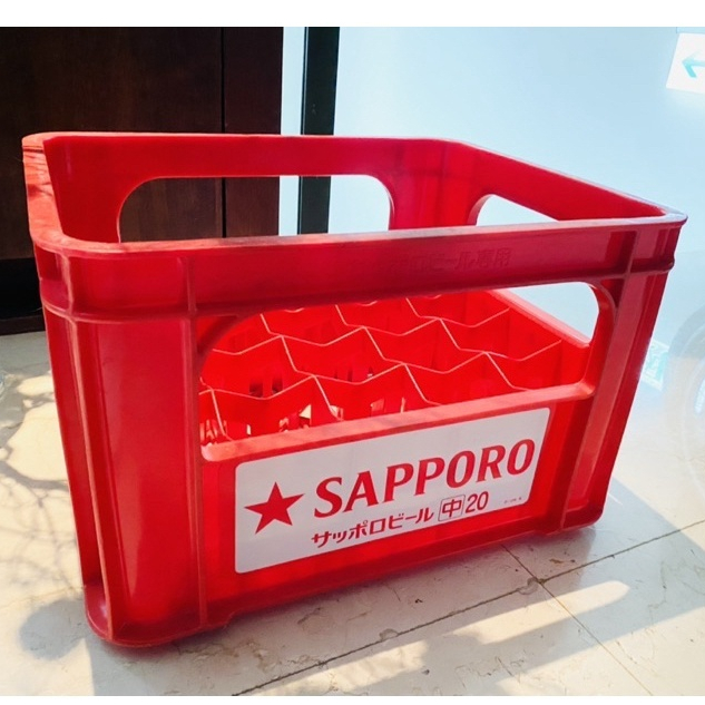 sapporo 惠比壽 日本境內啤酒籃 啤酒箱 籃子 空籃 二手
