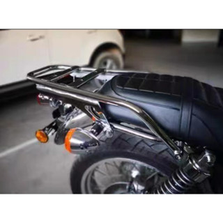 CB1100EX黑色後貨架 適用於 本田 CB1100改裝電鍍貨架 CB1100EX 黑色尾翼 CB1100E
