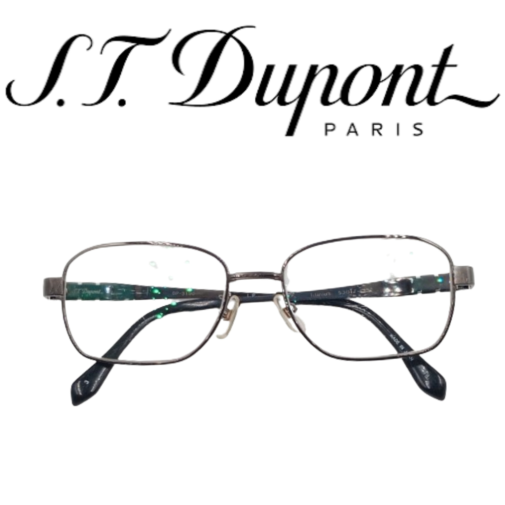 【皮老闆】 二手真品 法國精品 ST Dupont DP-3190 鈦金屬 鏡框 (37)