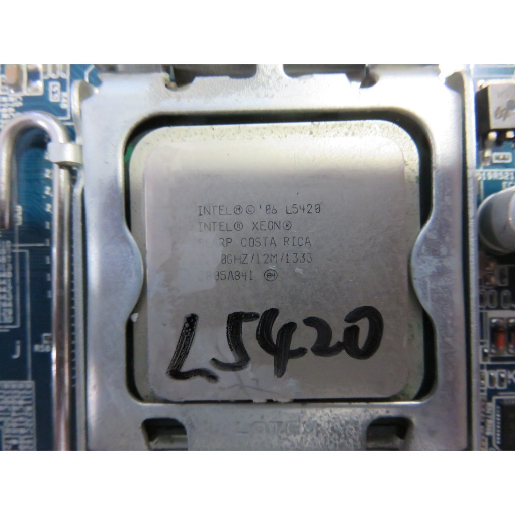 C. P5/S775CPU-Intel Xeon四核心 L5420 12M 快取2.50 GHz1333  直購價120