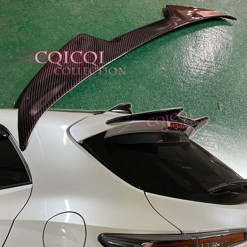 碳纖維 Toyota 2019~2023 Auris Corolla Sport  V款尾翼 頂翼 carbon