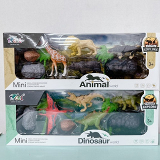 樂彩森林 love color 恐龍模型場景組 動物模型場景組 恐龍模型場景組 動物恐龍玩具