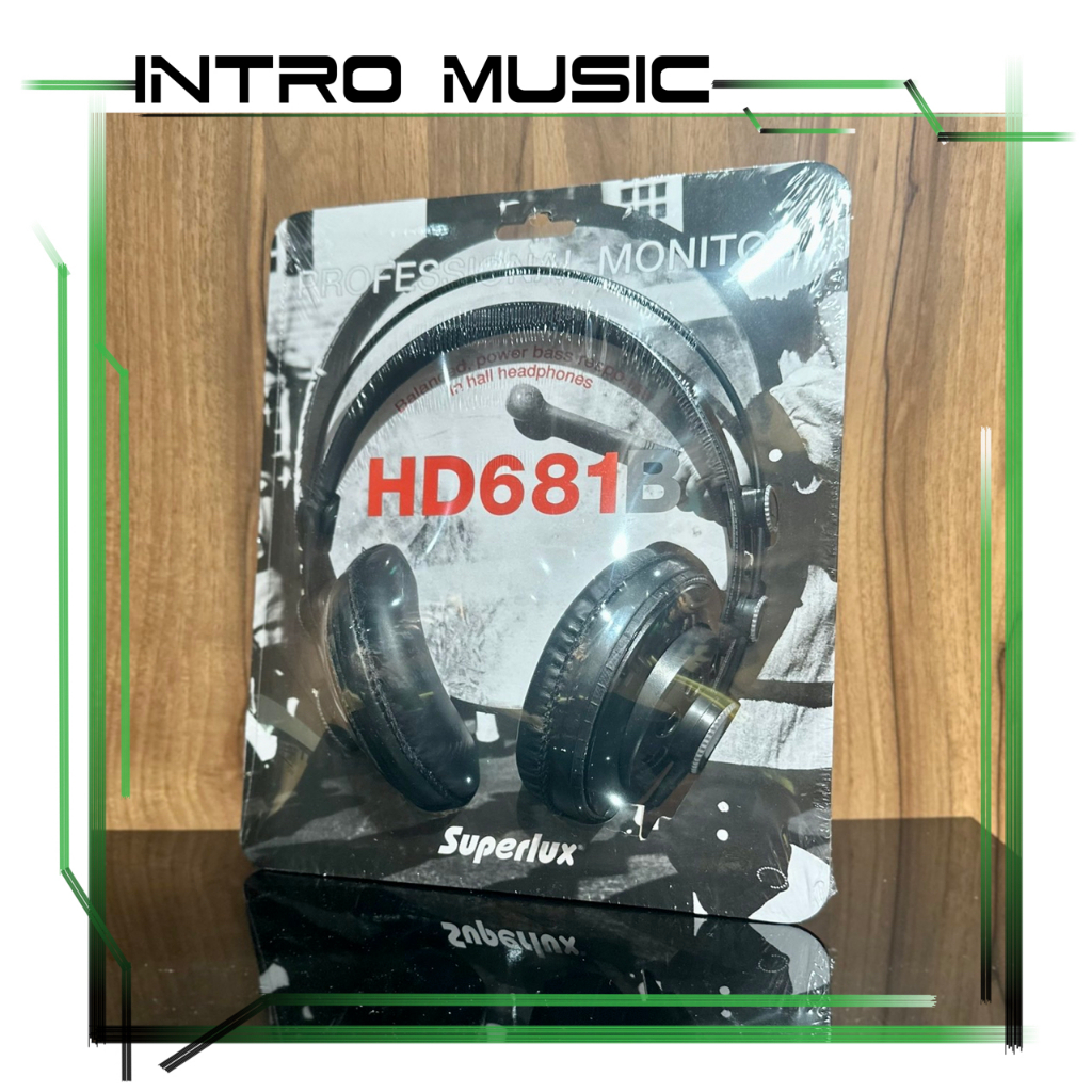 INTRO MUSIC || Superlux舒伯樂 HD681B 半開放 耳罩式監聽耳機