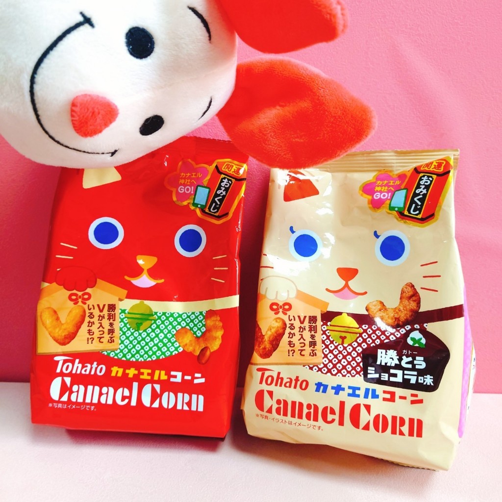 《紅毛丹狗》日本 東鳩 TOHATO  新年 貓咪 開運 新年限定 玉米乖乖 可可 焦糖 巧克力 花生 勝利V 招財貓