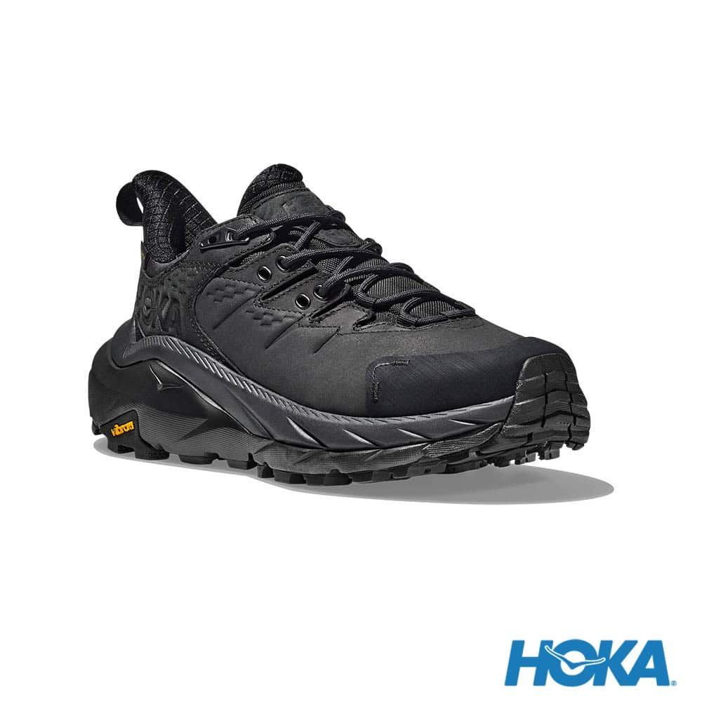 [阿爾卑斯戶外] HOKA 女 Kaha 2 Low GTX 低筒 輕量防水登山鞋 黑 HO1123191BBLC