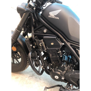 Rebel 1100T MT裝飾包 適用於 Honda 500S改裝黑色側包 rebel500S 皮革包 Rebel 1