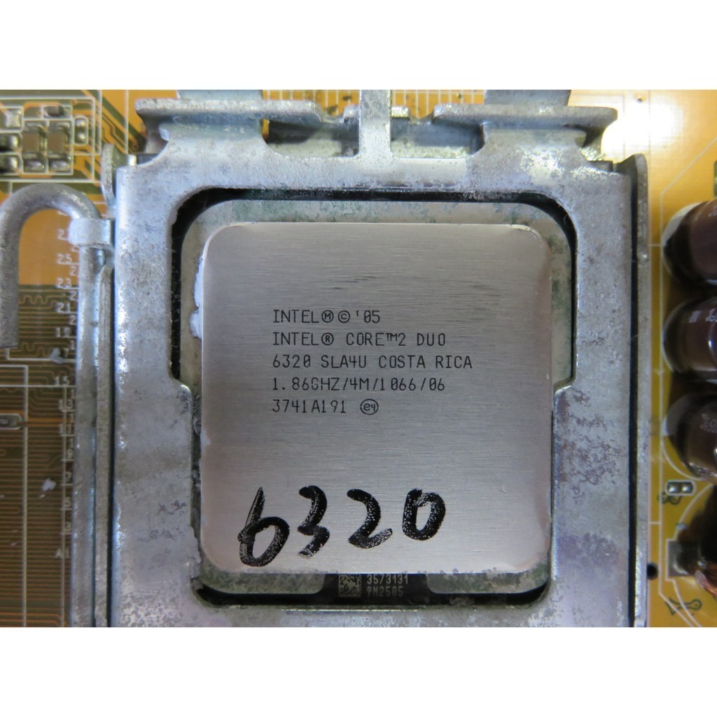 P5/S775CPU-Intel Core 2 Duo E6320 1.86G/ 4M / 1066  直購價50