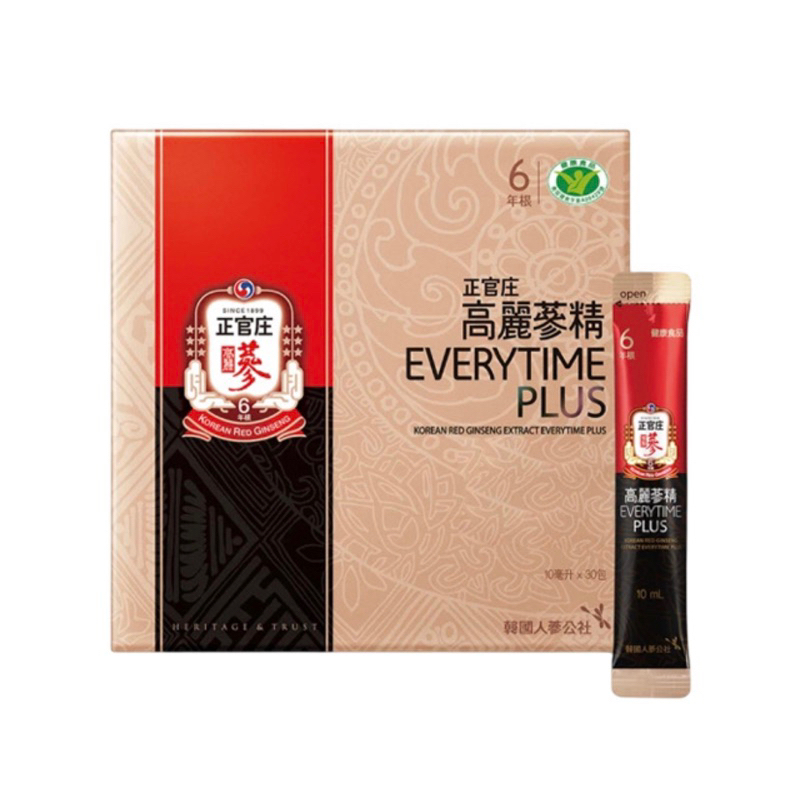 正官庄 EVERYTIME PLUS高麗蔘精10ml*30包