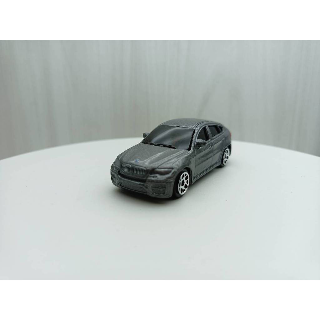 全新盒裝1:64~寶馬BMW X6 灰色 合金 模型車 玩具 小汽車 兒童 禮物 收藏 交通 比例模型