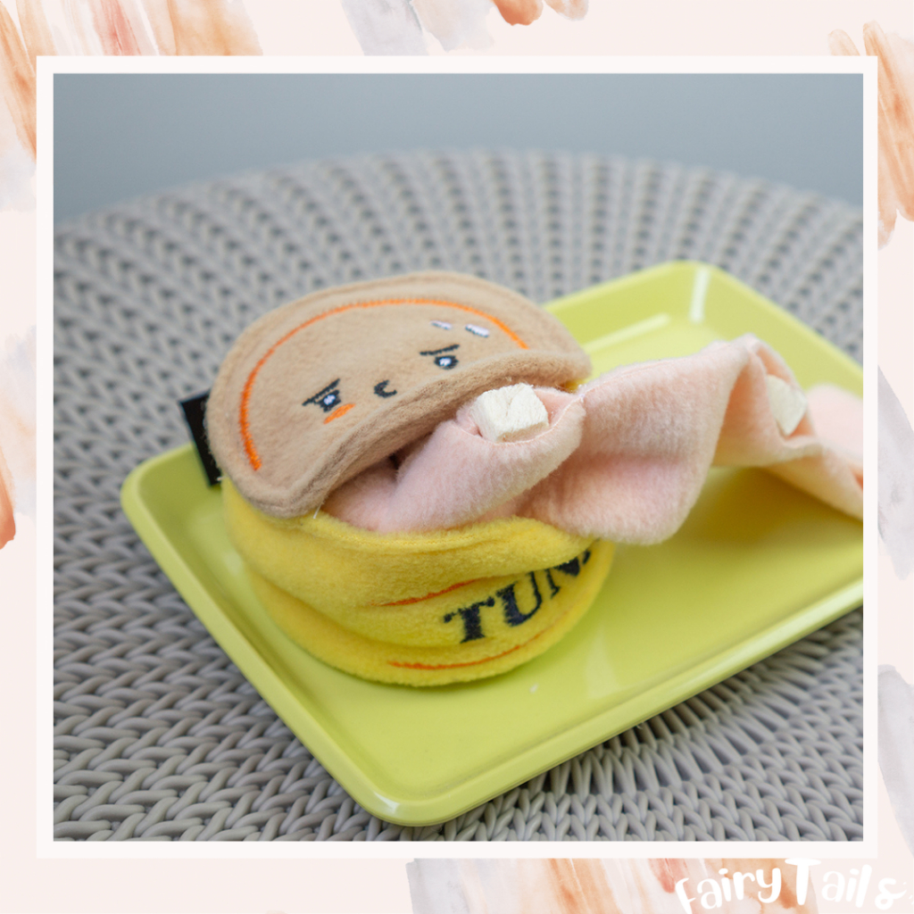 韓國 DingDog 藏食鮪魚罐頭 嗅聞沙沙玩具 藏食鮪魚 寵物嗅聞玩具 狗狗益智玩具 益智玩具
