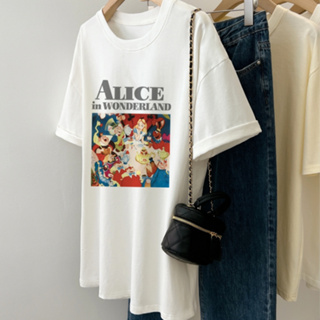 雅麗安娜 短袖上衣 T恤 上衣S-2XL韓版純棉 印花夏裝短袖時尚甜美T恤MB090-96598.