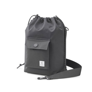 全新PORTER - 精粹休閒LAPSE水桶包(M) - 側揹包/小包/中型包/女用/男用 鐵礦灰