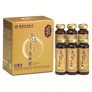 【長庚生技】長庚冬蟲夏草菌絲體純液20ML6瓶 /1盒