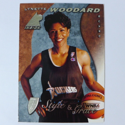 ~Lynette Woodard~萊內特·伍德沃德 1997年PINNACLE.女子NBA新人籃球卡 RC