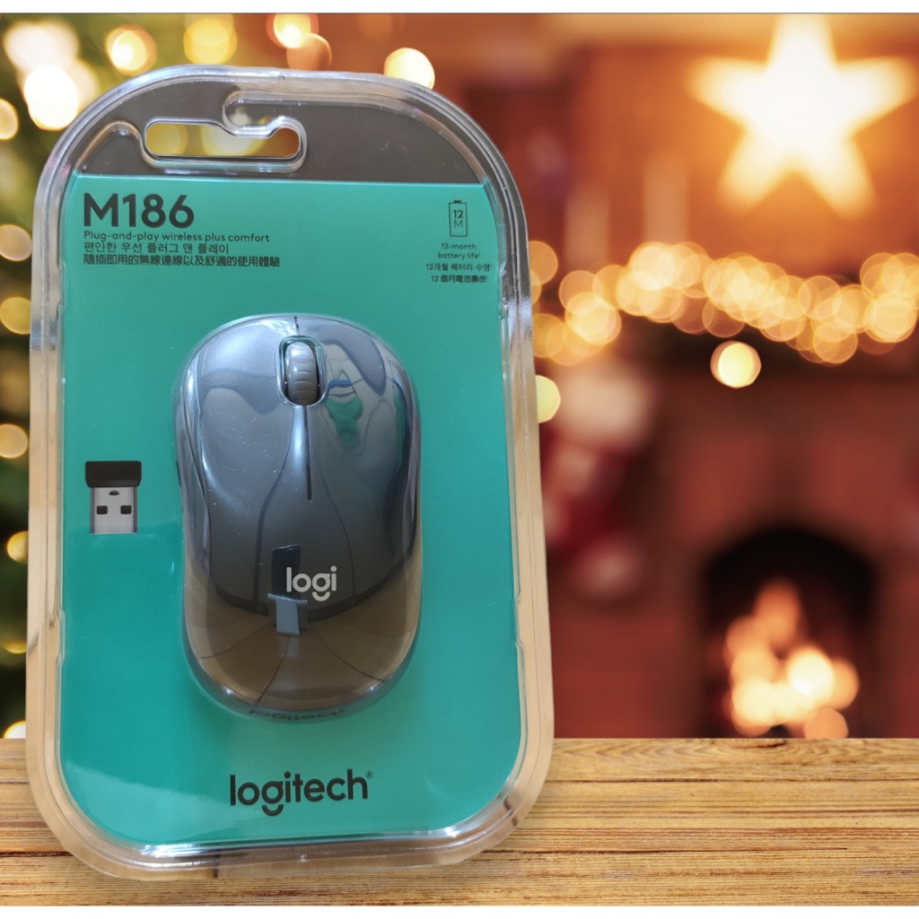 羅技 M186 Logitech 無線滑鼠 滑鼠 logi 無線光學滑鼠 無線