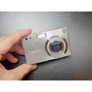 <<老數位相機>> PENTAX OPTIO S4 ( SMC鏡頭 /CCD / 不鏽鋼機身 / 銀 )