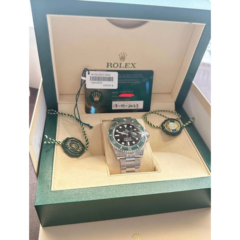 Rolex 126610LV 綠水鬼 勞力士 水鬼 2023保單