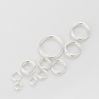 宏雲Hongyun-Ala- 強保色銅包925厚銀開口圈手工單圈O圈連接環diy手鍊耳環飾品材料