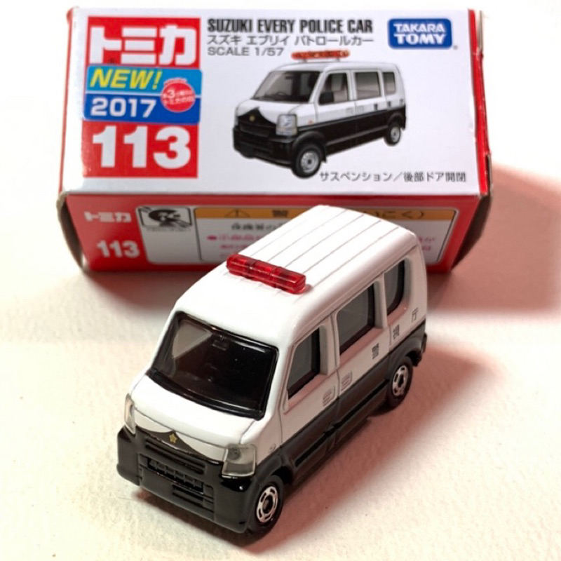 絕版 Tomica No.113 Suzuki Every Police Car