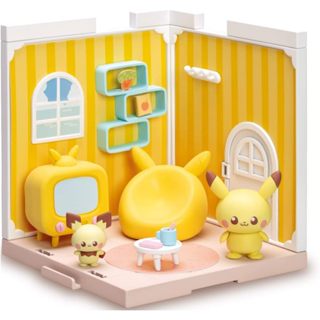 【現貨】Pokepeace House 寶可夢娃娃屋 客廳 (皮卡丘+皮丘)