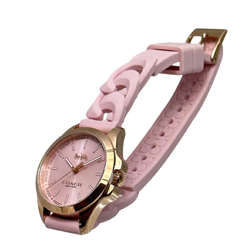 COACH 時尚矽膠手錶腕錶 C9579 PIN