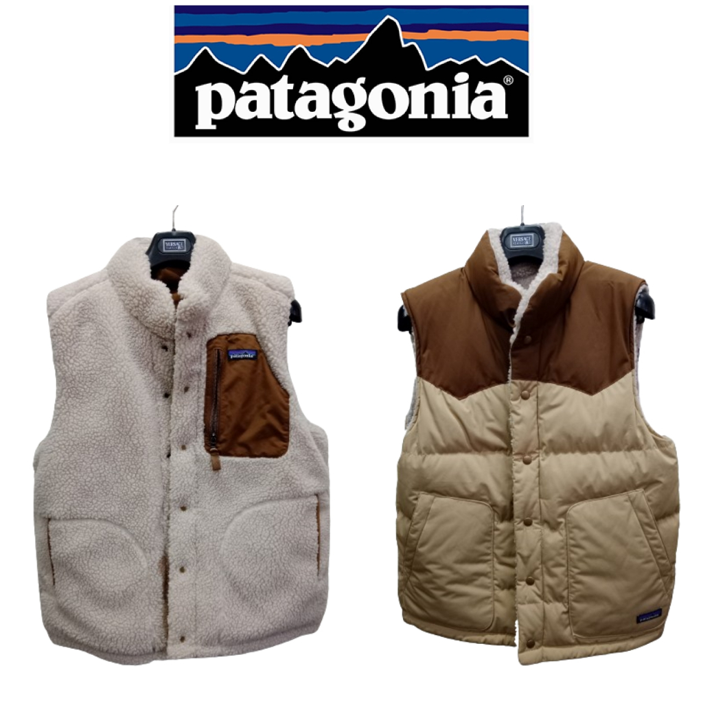 【皮老闆】二手真品 PATAGONIA 雙面 羽絨 背心 越南 製 (外套13)