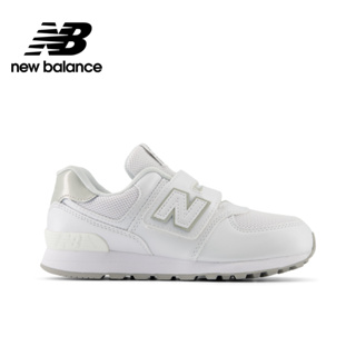 【New Balance】 NB 童鞋_中性_白色_PV5742BE-W楦 574