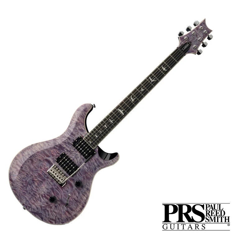 【又昇樂器】PRS SE Custom 24 Quilt Violet 電吉他