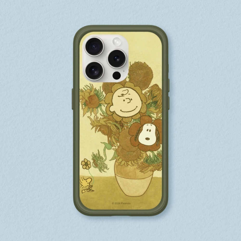 犀牛盾 適用iPhone Mod NX邊框背蓋手機殼∣Snoopy史努比X頂尖藝術大師/向日葵