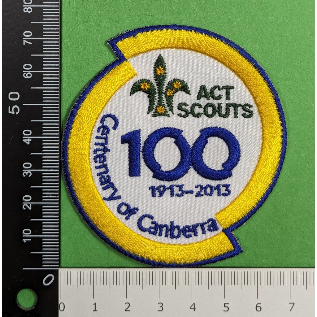 澳洲童軍-2013(堪培拉童軍百週年紀念)-徽章制服臂章布章-Australia Scouts Canberra 100