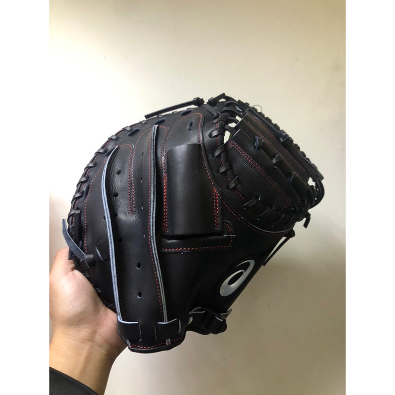 ASICS 亞瑟士 日本製 硬式棒球捕手手套 NEORIVIVE 黑色