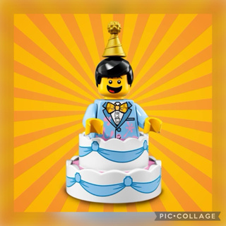 🔮正版開發票【歡樂堡】10號 蛋糕先生 生日快樂 LEGO 71021 樂高 第18代人偶包 歡慶派對
