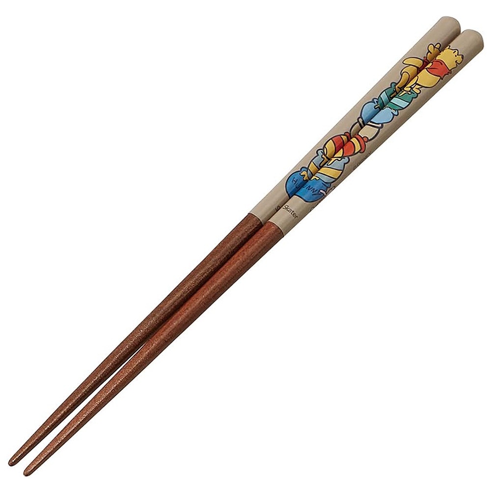 SKATER 迪士尼 天然木筷 環保筷 21cm 小熊維尼 蜂蜜罐 AT60676