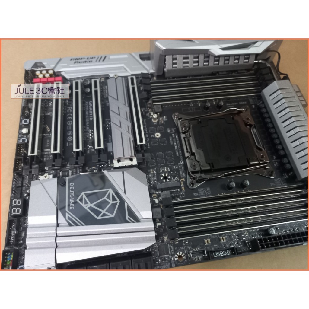 JULE 3C會社-技嘉 X299 DESIGNARE EX X299/DDR4/伺服器等級/旗艦款/2066 主機板