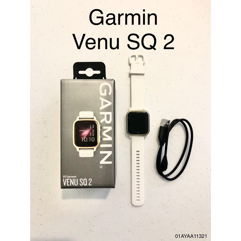 蝦幣九折【兔二手】錶面無刮 錶帶如新 Garmin Venu SQ2 AMOLED｜無刮痕錶面｜悠遊卡 行動支付智慧手錶