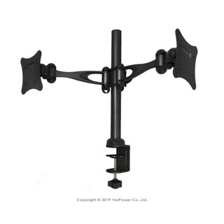【含稅】LCD-30 14-24吋桌上型雙邊單截手臂液晶電視架 俯仰角度調整/螢幕360度旋轉/承重12kg/臺灣製造