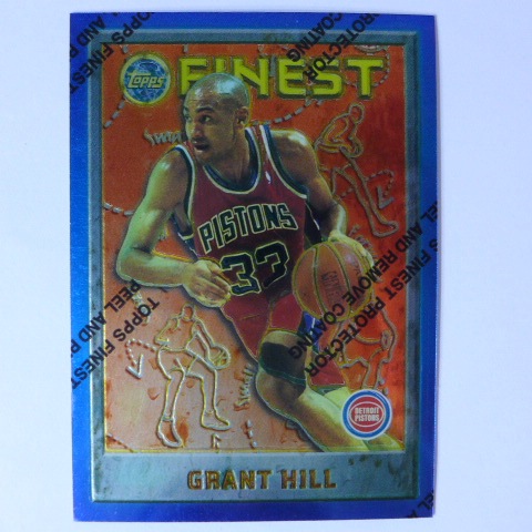 ~Grant Hill/格蘭特·希爾~名人堂/好好先生 1996年Finest.NBA金屬籃球卡
