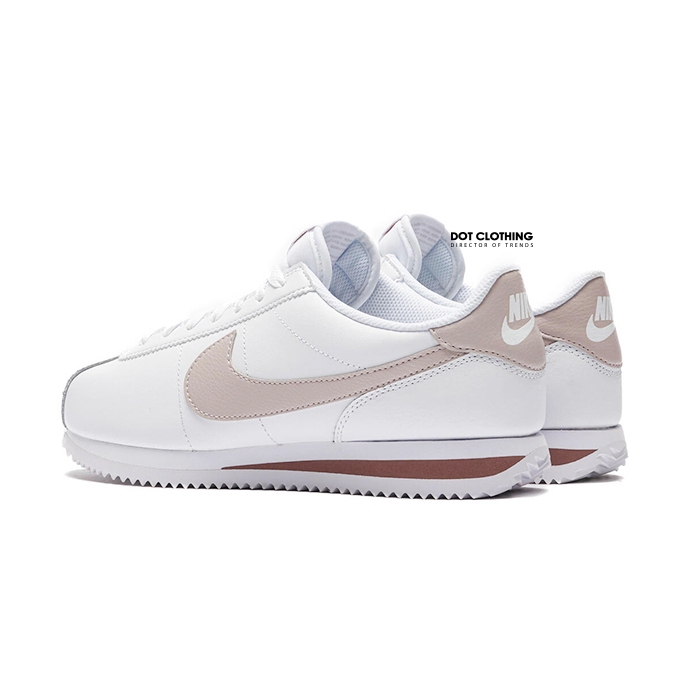 NIKE W CORTEZ 奶茶 藕粉 大勾 皮革 復古 阿甘鞋 休閒鞋 女 DN1791-105 DOT聚點