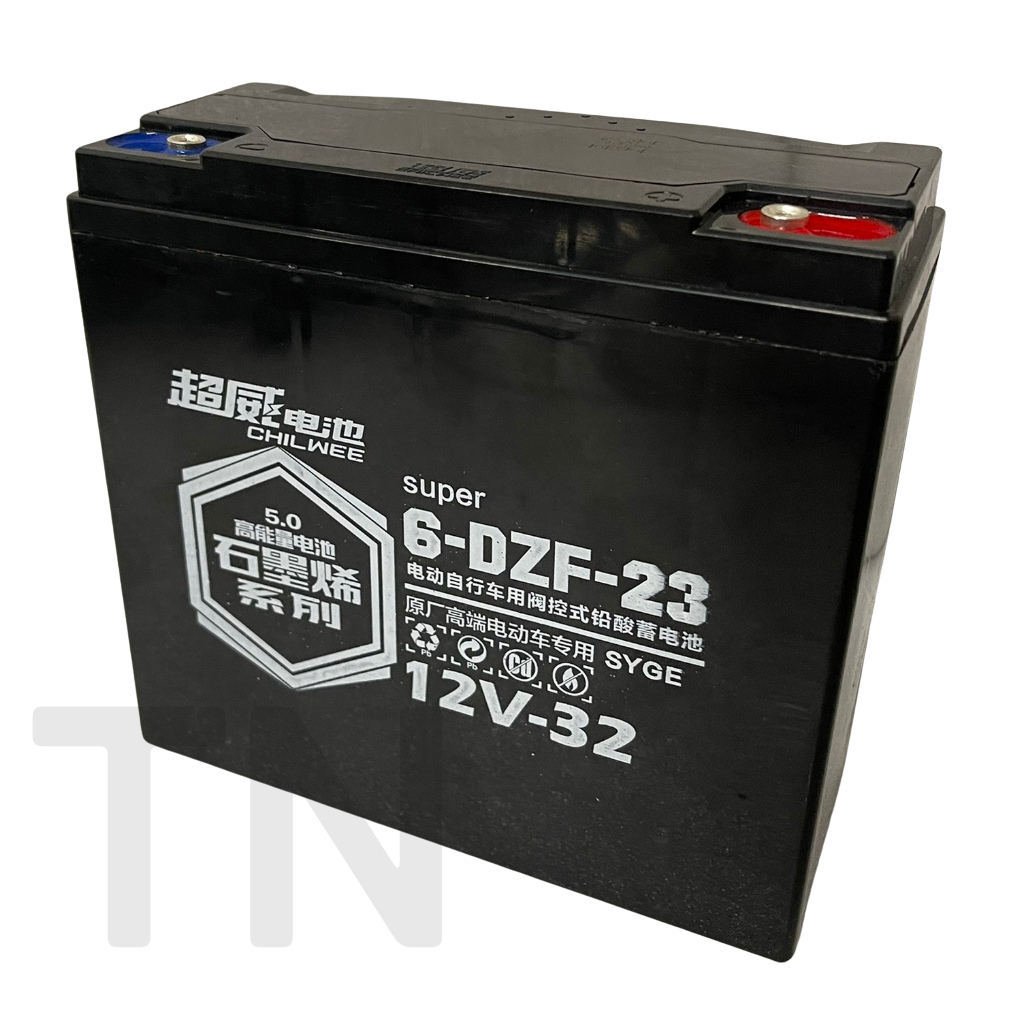 全新 超威 New Ebike acid battery 12v32ah 32ah 鉛酸 電池 電動車 電動自行車