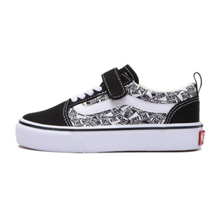 VANS V36CS D.LOGO OLD SKOOL LOGO 休閒 百搭 黑白 童鞋 634393-0001