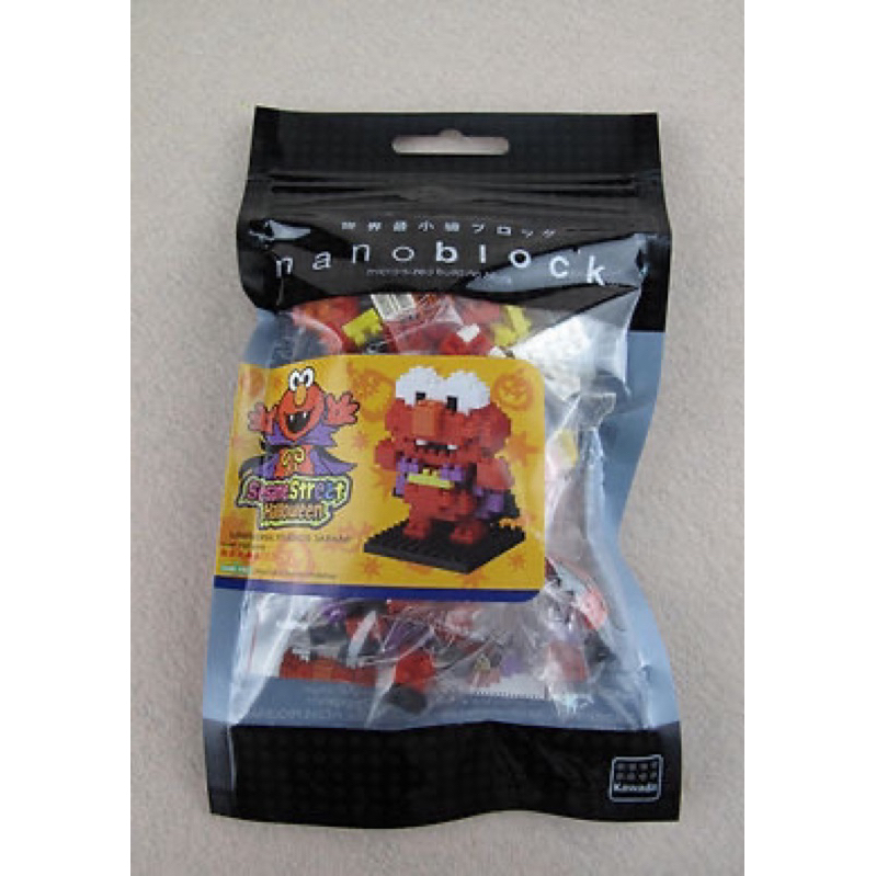 USJ × nanoblock 大阪環球影城限定芝麻街萬聖節河田積木-ELMO 2015
