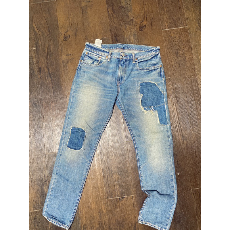 Levi’s牛仔褲錐形褲512 類似501 刷色九成新