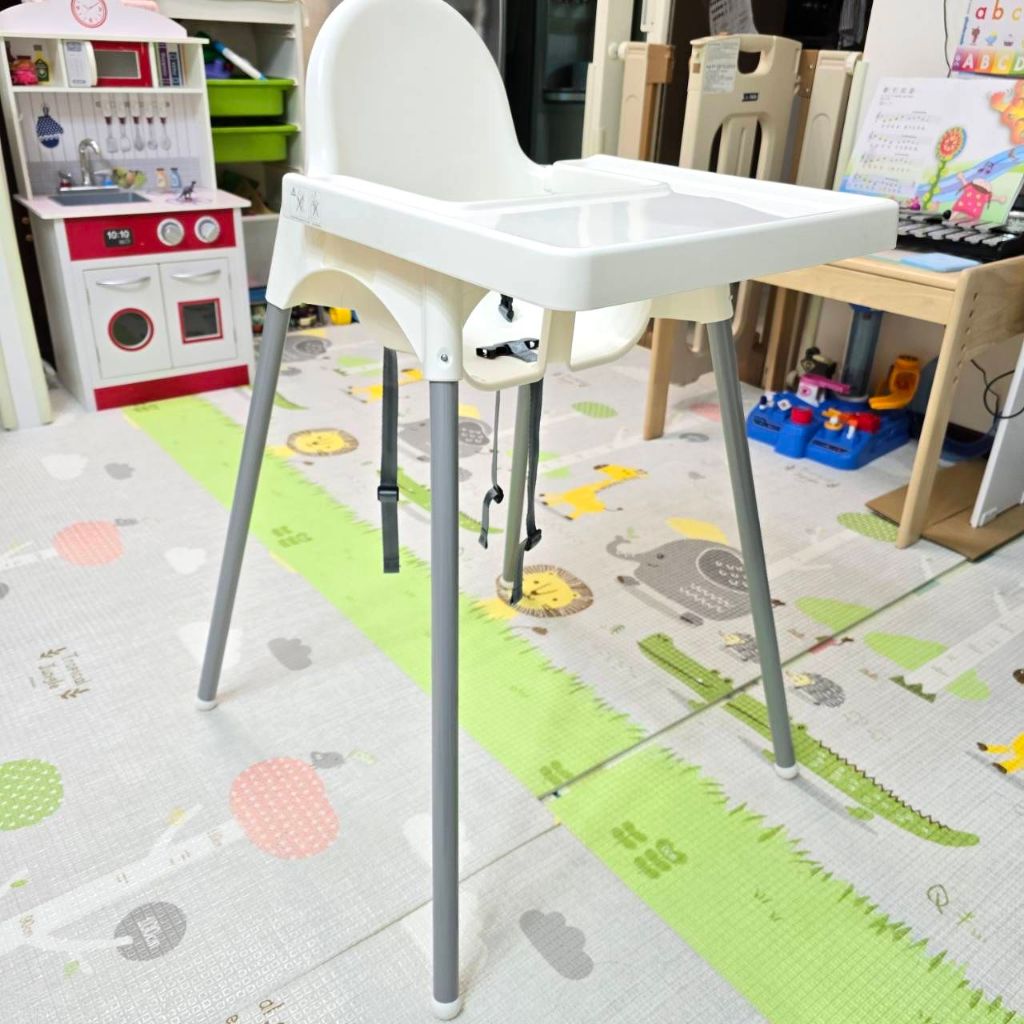 【現貨】二手9成新 ikea兒童餐椅 餐桌椅  餐盤 椅墊 限自取 寶寶餐椅 椅子 吃飯餐桌