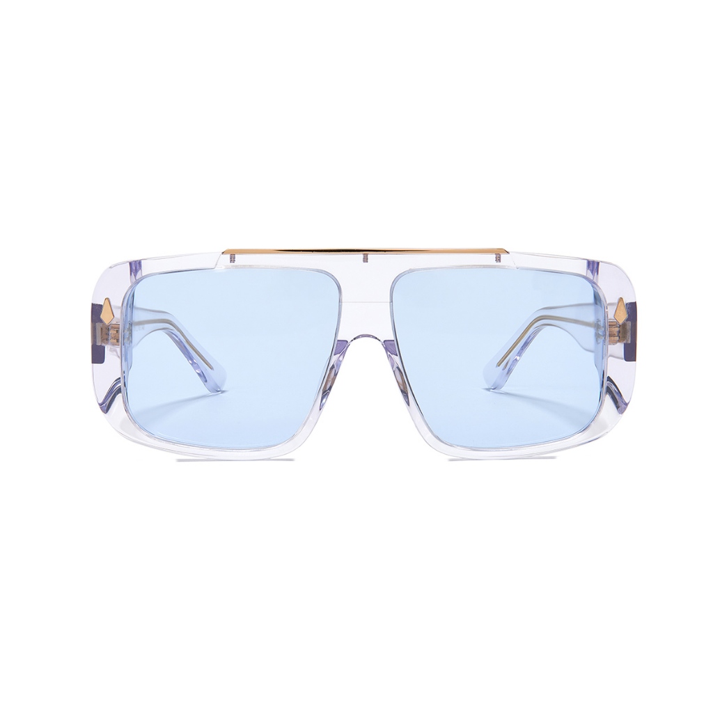 😎韓國INDICE_騎士防風眼鏡藍色透明框😎#韓國潮牌 #潮牌眼鏡 #透明眼鏡 #時尚配件