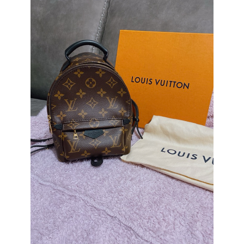 LV Palm spring mini 小書包 後背包 迷你  monogram