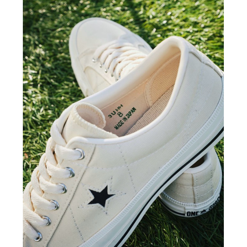 Converse日本支線All Star的One Star系列50週年紀念款 Made in JAPAN帆布鞋
