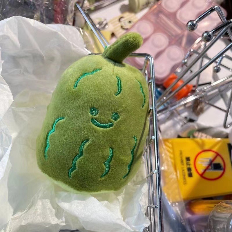 肥婆奶奶 心裡好苦 苦瓜鑰匙圈 毛絨掛件 包包吊飾 ins掛件 背包掛飾 鑰匙圈 網紅同款 搞怪吊墜 生日禮物 交換禮