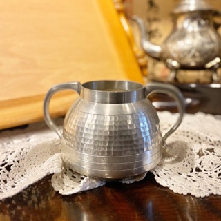 Selangor Pewter錫製茶壺 銀色復古金屬茶壺裝飾 國外收藏 國外二手 居家擺飾